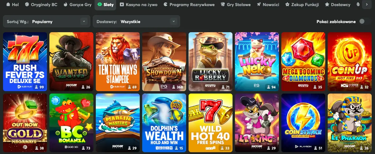 Automaty BC Game